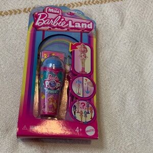 Mattel Mini BarbieLand Pop Reveal Doll with Blue Dome